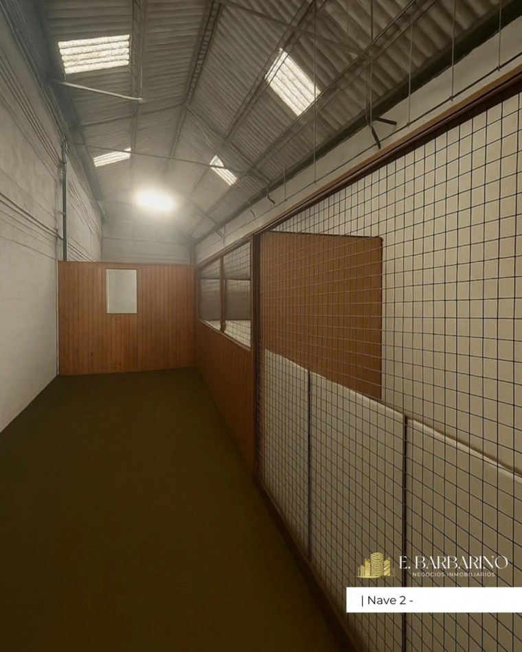 GALPON DE 210 M2 APROX. IMPECABLE Y AMPLIO EN BERNAL OESTE